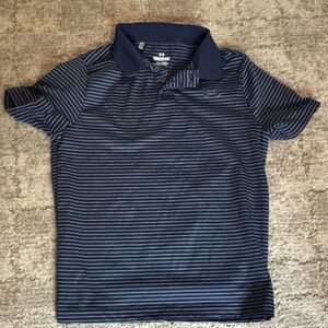 Under Armour Boy’s Dark Blue Striped Polo